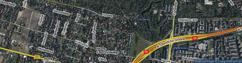 Zdjęcie satelitarne Przechodnia ul.